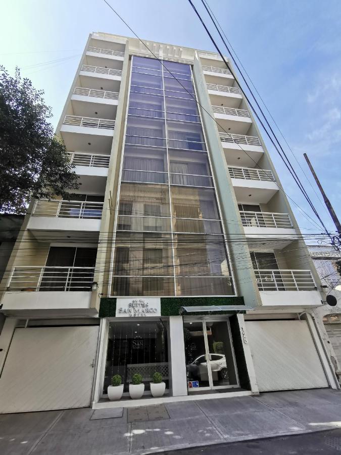 Suites San Marco Hotel เม็กซิโกซิตี้ ภายนอก รูปภาพ